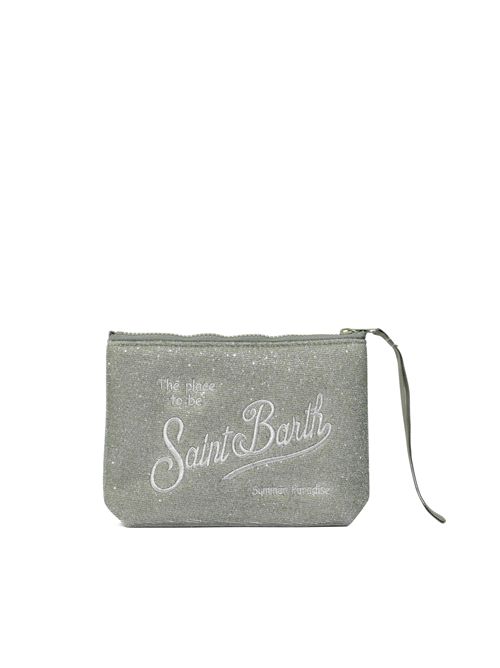 Pochette Aline Lurex in scuba con effetto lurex Salvia Mc2 Saint Barth | ALI001303006L